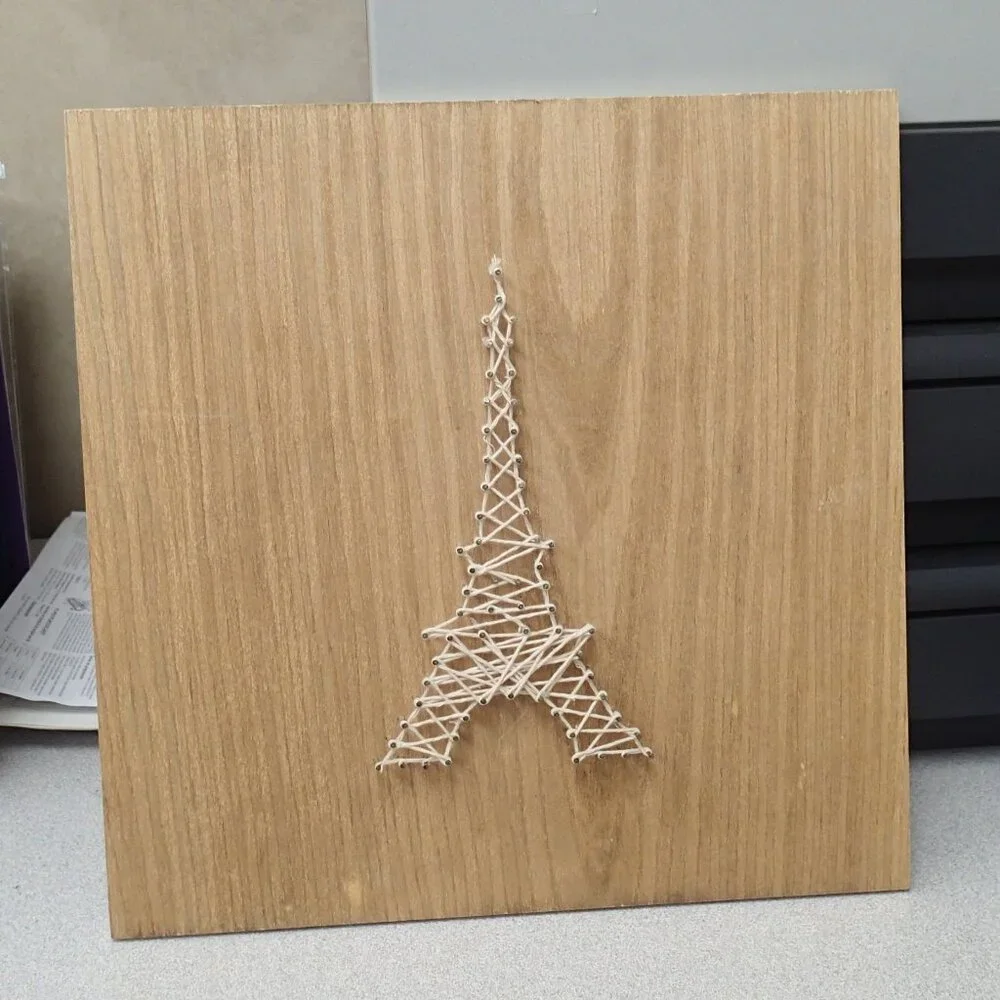 Paris String Art Wall Decor - Picture 1 of 5